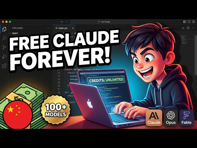 This Chinese AI Website Gives Unlimited FREE API Credits to Claude Fable,Opus (100+ Models) FOREVER