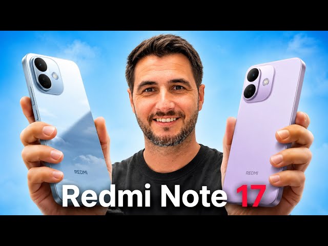 ¡LO NUNCA VISTO! Los nuevos Xiaomi Redmi Note 17 con 9.000 mAh que CAMBIAN TODO 🔥