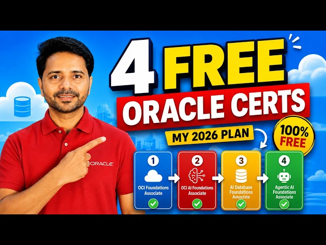 4 FREE Oracle Certifications: The Best Order to Take Them in 2026