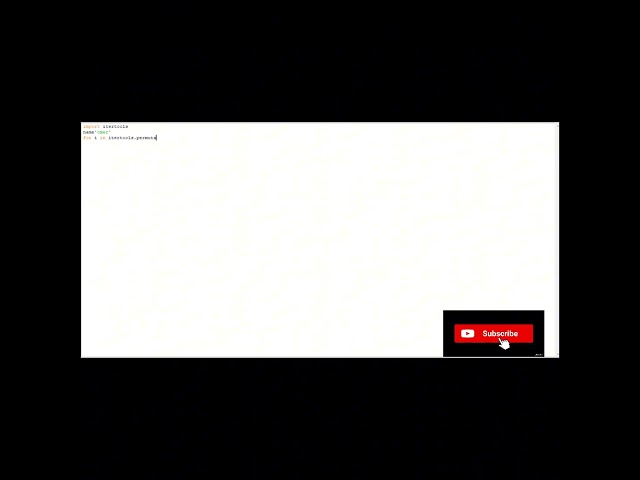 Python Permutations Made Easy with itertools #shorts