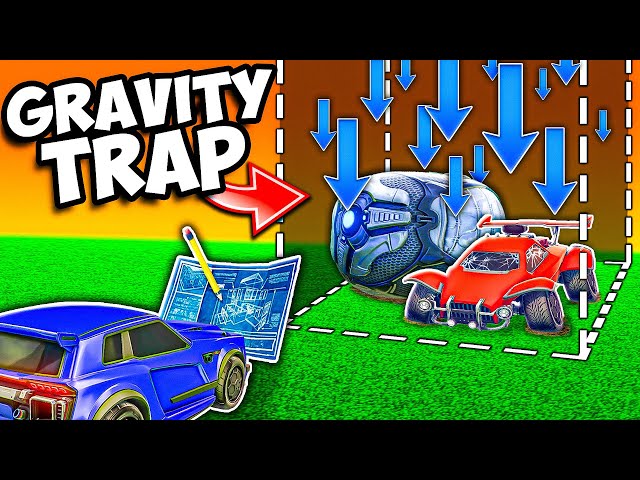 I trapped ApparentlyJack in Rocket League Build Mode