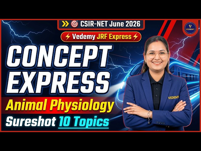 CSIR-NET June 2026 | Concept Express – Animal Physiology | Part - 2 | Dr. Ravina Rai |