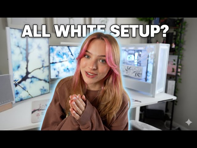 My ALL WHITE Setup | RTX 5080, AMD Ryzen 7 9800X3D, Corsair Frame 5000D