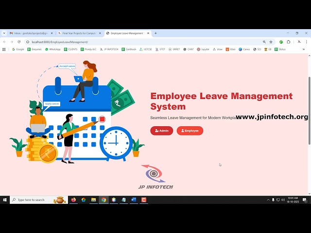 Employee Leave Management System | Java Final Year Project 2026