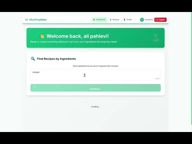 MealPrepMate Ali Pahlevi