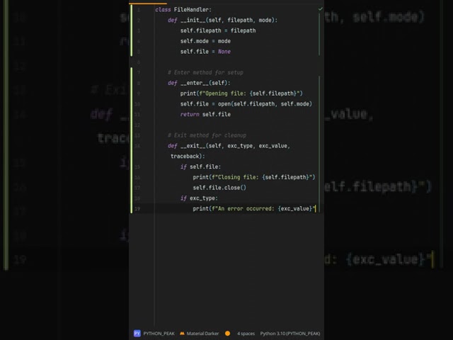 How to create a custom context manager? Python #secret Build Your Own Context Manager!