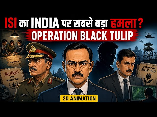 ISI's Biggest Attack on India? | Operation Black Tulip | 2D Animation