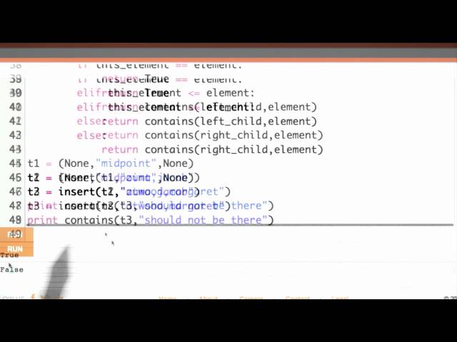 Contains - Programming Languages