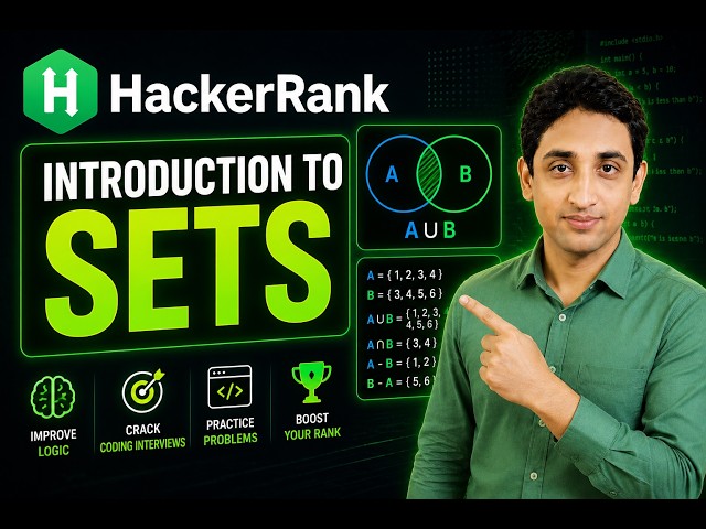 🔥 HackerRank Python Introduction to Sets | Easy Explained (Step-by-Step)
