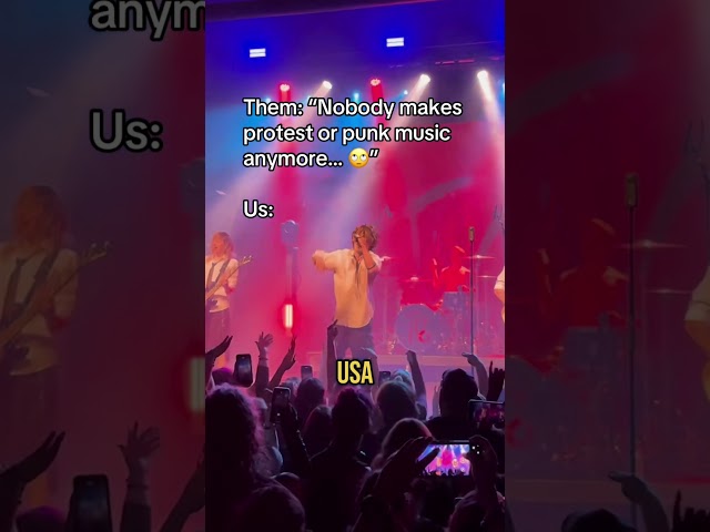 THIS IS THE RETURN OF PUNK AND PROTEST MUSIC IN 2025😳🔥 #punk #punkrock #emo #tx2 #rock #rockmusic