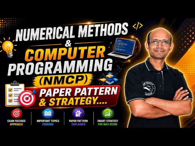 Numerical Methods & Computer Programming (NMCP) | Paper Pattern & Strategy | #engineering