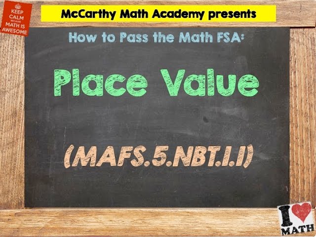 How to Pass the Math FSA (5th) - Place Value