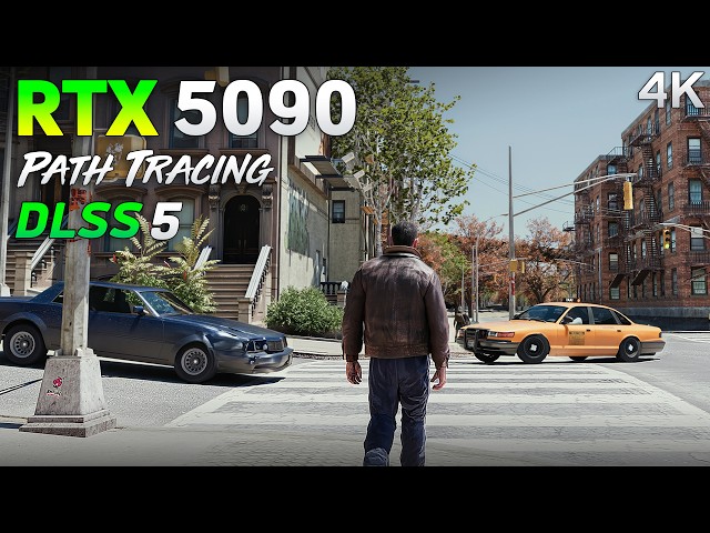 GTA 4 DLSS 5 RTX Remix Path Tracing on RTX 5090 | 4K
