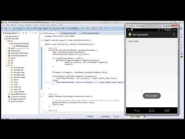 Android NFC Tutorial [01] - Getting Started - How to create an NFC enabled application