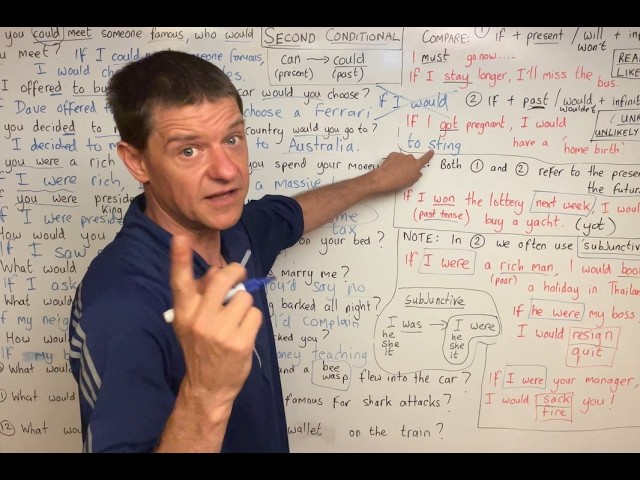 Second Conditional (Pre-Intermediate) CLICK BELOW FOR FULL LESSONS