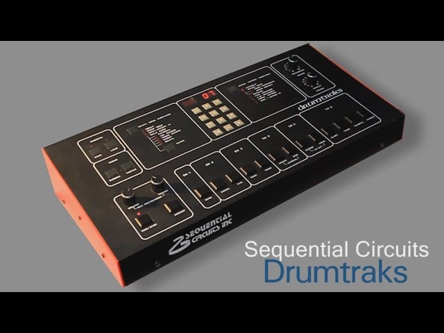 SEQUENTIAL CIRCUITS DRUMTRAKS Vintage Drum Machine 1984 | HD DEMO
