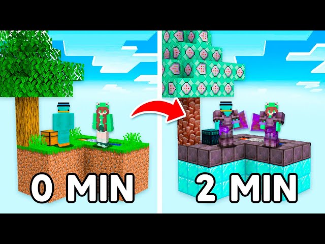Locked in SkyBlock but the island changes every minute