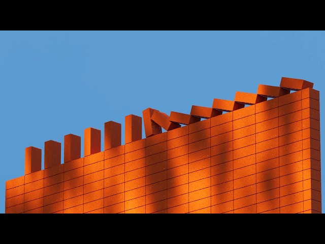 🤩 Oddly Satisfying Challenge | Bryan Ang | Rhythmic Brick Chain Reaction Loop
