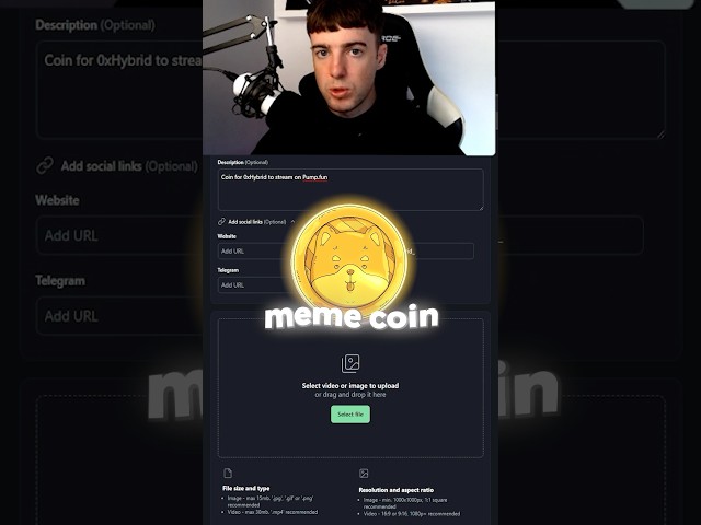 How to create a memecoin and stream on pump.fun 🤝👨🏻‍💻 #memecoins #pumpfun #memecoin #crypto