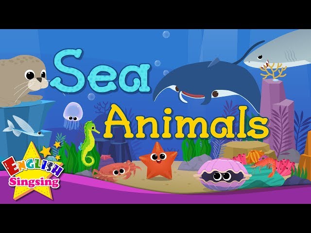 Sea Animals - Kids vocabulary - Learn English for kids - English educational video