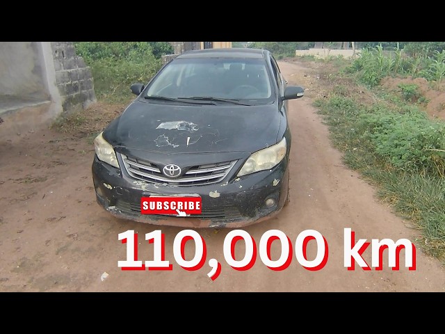 POV Test Driving Through an African Village with a Toyota Corolla