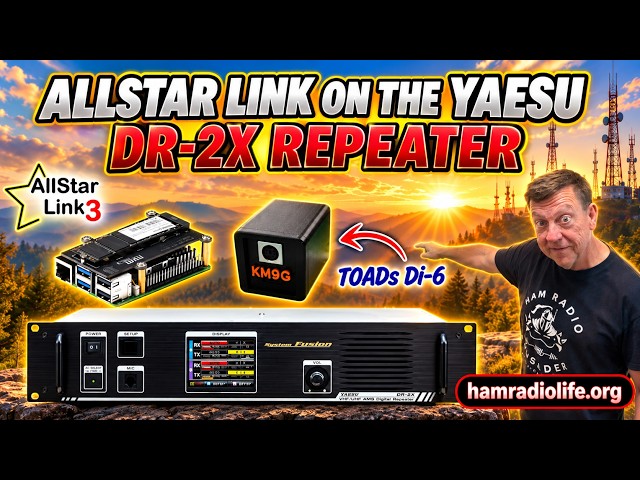I put an AllStar Link Node on a Yaesu DR-2X Repeater