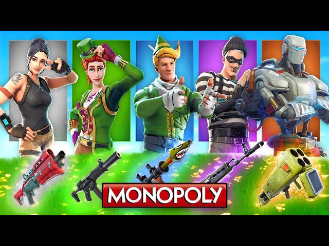 The *RANDOM* Monopoly Skin CHALLENGE In Fortnite!