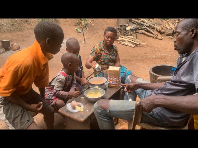 Poor But Happy Authentic African Village Life | How Mum and Dad Care For The Family With Love