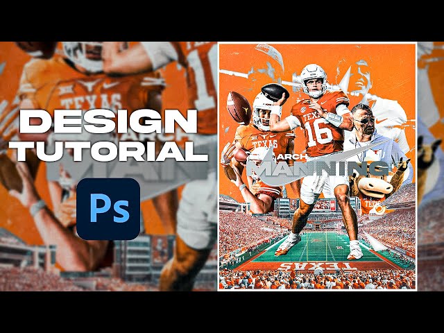 Sports Graphic Design Tutorial | Create Pro Photoshop Edits FAST