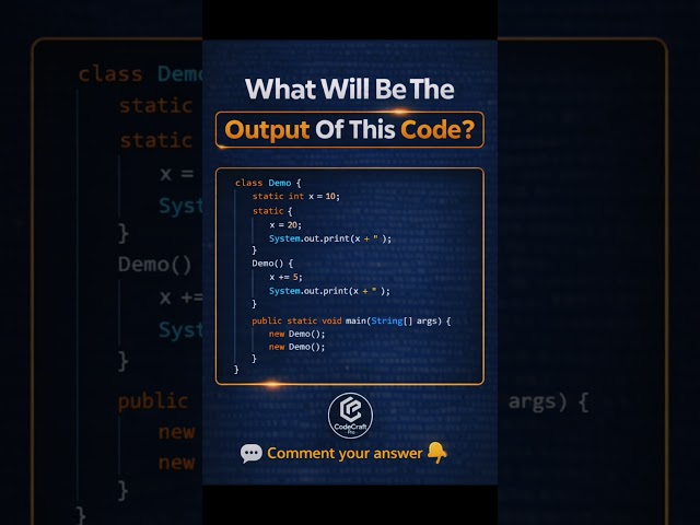 🔥 Java Daily Challenge #codinginterview #programmer #codingninja #javascrip #javafullstack #shorts
