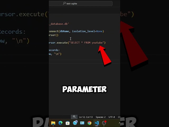 Python comes with SQLite. Here's how to use it #sqlite #python