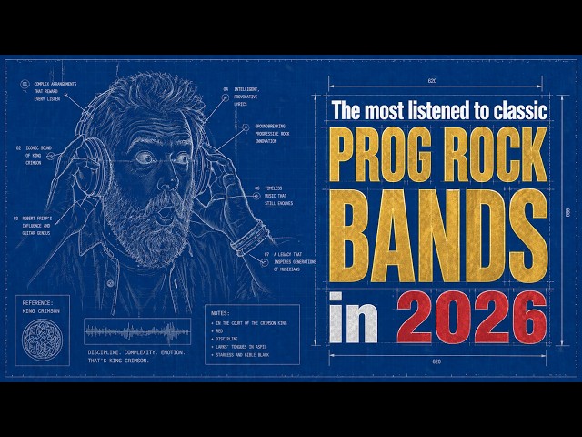 📻The most listened to classic progressive rock bands in 2026 | #progrock #stream