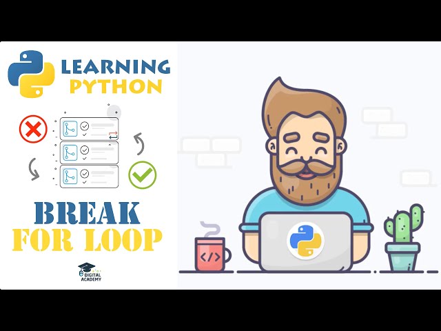 BREAK in Python FOR Loops (+ Exercise) - Python Tutorial for Beginners