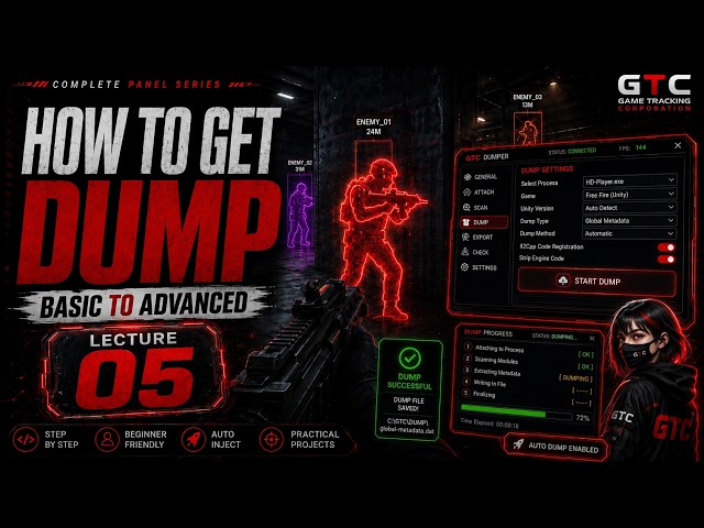 How to get Free Fire Dump | Basic to Advanced Panel Series – Lecture 05