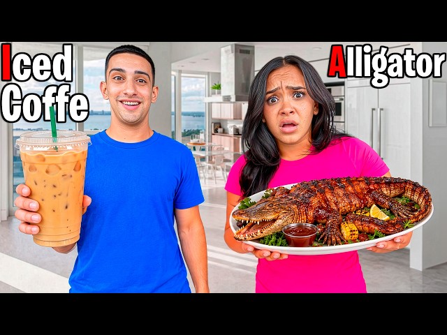 Eating Only Foods that Start with the Letter of Your Name for 24 Hours Challenge!