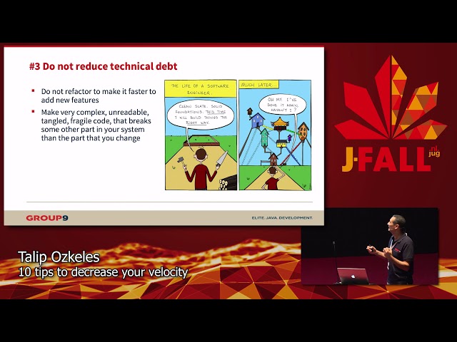 J-Fall 2019: Talip Ozkeles - 10 Tips to decrease your velocity