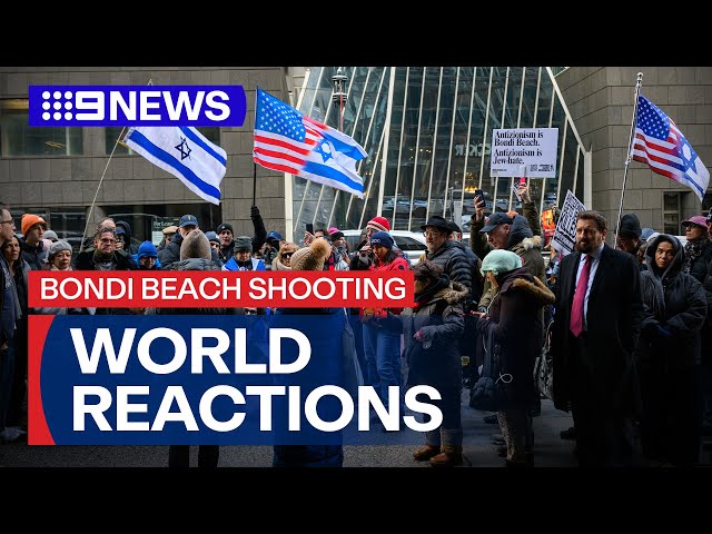 World rallies behind Australia after Bondi terror attack | 9 News Australia