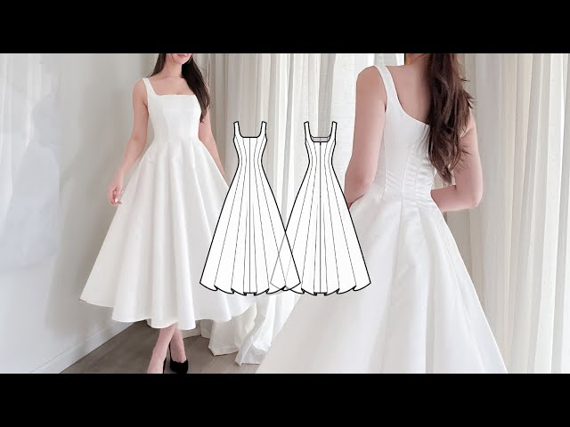 How to Sew a STUNNING Paneled Dress inspired by Oscar de la Renta:  Tutorial + Pearl Sewing Pattern