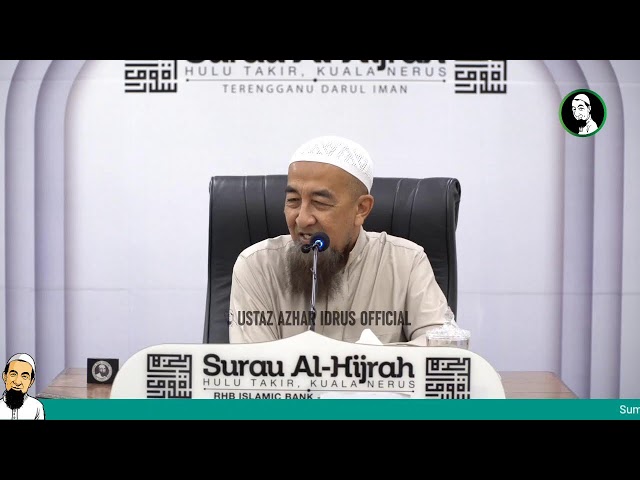 🔴 LiveUAI 19/05/2026 Kuliah Maghrib Ustaz Azhar Idrus | Surau Al-Hijrah Hulu Takir, Kuala Nerus