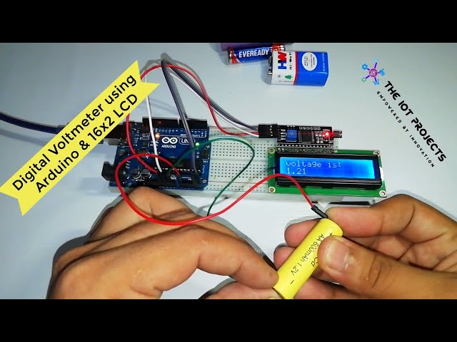 Arduino Based Digital Voltmeter Using 16x2 I2C Display