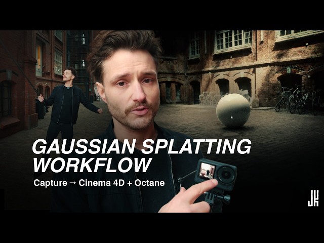 Gaussian Splatting Full Pipeline From Location Scan to Cinema 4D + Octane