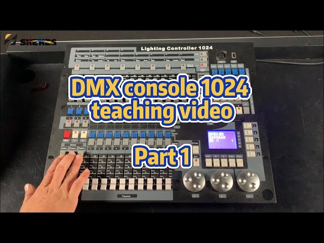 Using the 1024 Lighting Console Part 1——How to load the fixture library onto a USB drive for use