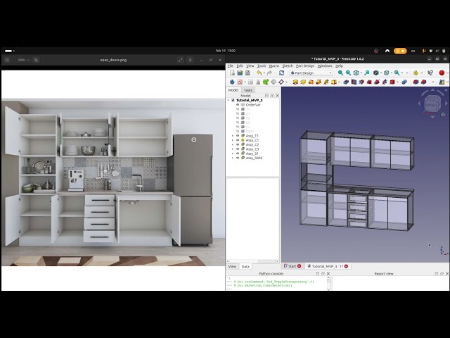 Design a Complete Kitchen in 10 Minutes | FreeCAD Cabinet Workbench Tutorial (Production Ready)