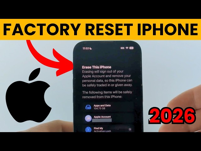 How To Reset Any iPhone - Factory Reset Any iPhone