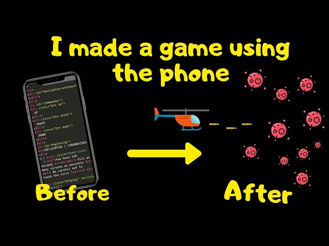 I made a game using the phone - ft. Javascript.