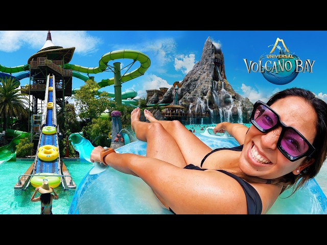 Así es EL MEJOR PARQUE DE AGUA de ORLANDO: Universal VOLCANO BAY - Cuánto cuesta - Tips 2024