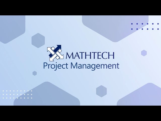 Project Management - Mathtech, Inc.