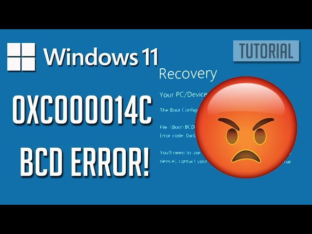 [Fixed] ✔️Error Code 0xc00014c Windows 10 ☹️ File:\boot\BCD