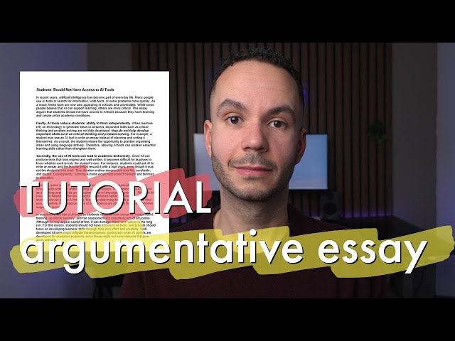 Writing Tutorial: How to write an argumentative essay in under 30 minutes!