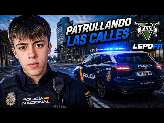 ME CONVIERTO EN POLICÍA NACIONAL EN GTA V 🚔🇪🇸 | LSPDFR